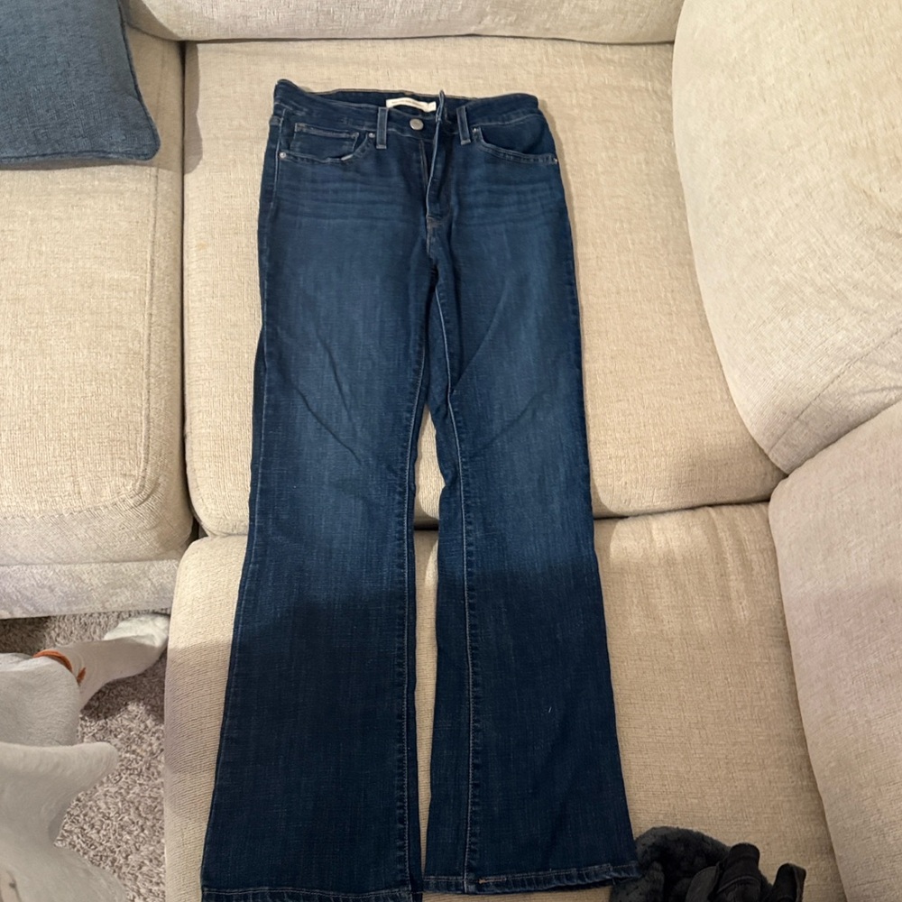 Levi's Dark Blue Flare Jeans